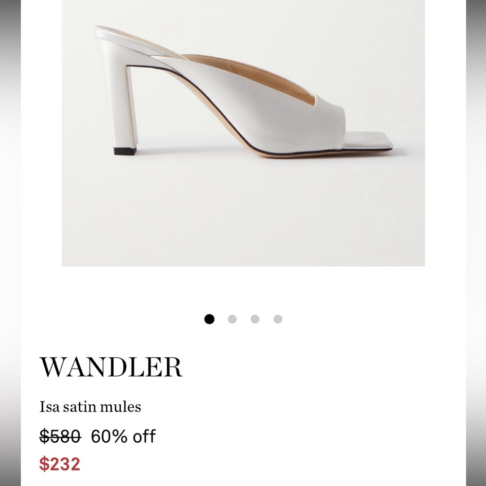 Wandler Satin Mules